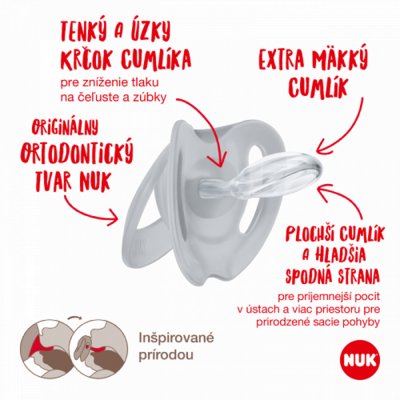NUK Dudlík Star Day & Night (6-18 m.) 2 Stück Box Junge