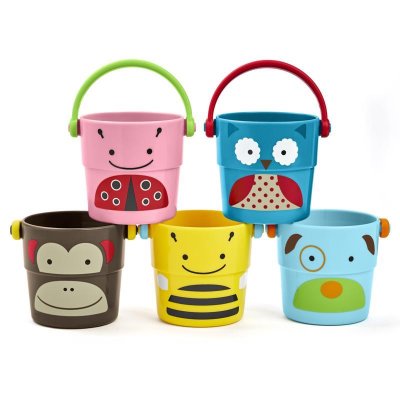 SKIP HOP Zoo juguete acuático Juego de cubos 9m+