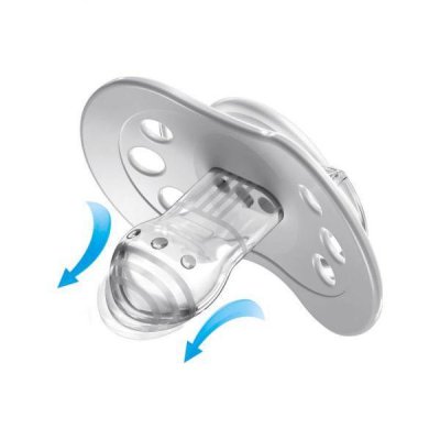 LOVI Silikon-Schnuller dynamisch Salt&Pepper 3-6m 2 Stk