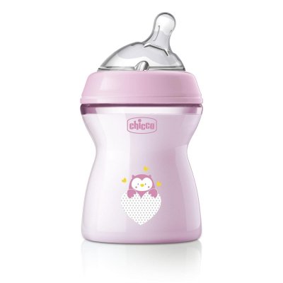 CHICCO Babyflasche Anti-Kolik Natural Feeling 250 ml Mädchen 2m+