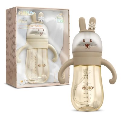 NENO Mio Babyflasche 3in1 - braun 6m+