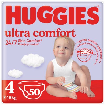 HUGGIES® Windeln Einweg Little Movers 4 (7-18 kg) 50 Stk