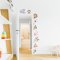 Wall stickers - Animals from the yard around the door, stickers for children N.2 - 9 pcs from 14 to 29 cm left