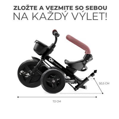 KINDERKRAFT Aveo tricikli, rózsaszín