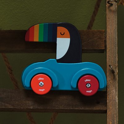 Vilac Holzauto mit Hupe Tukan