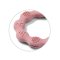 BABYONO Silicone teether Pink ring