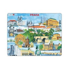 Larsen Puzzle edukacyjne Praga Zabytki 66 elementów