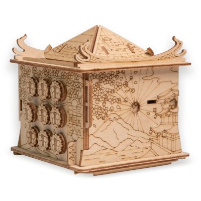 EscapeWelt Puzzle di legno Casa del Drago