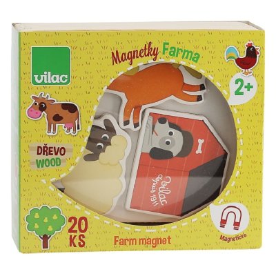Vilac Holzmagnete Bauernhof 20 Stk.