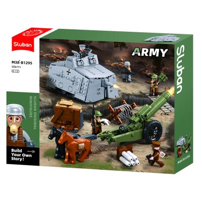 Sluban Army M38-B1295 Czołg WWI 47Vs