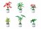 Sluban Flowers M38-B1075E Tropische Pflanze im Blumentopf