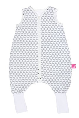 MOTHERHOOD Schlafsack Musselin mit Hose Grey Classics 1-1,5 r 0,5 tog