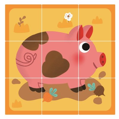 2Kids Toys Lesene kocke Farma