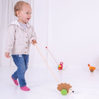Bigjigs Baby Drewniany Jeździk Jeż
