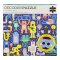 Petit Collage Puzzel monstertjes 100 stuks met 3D-bril