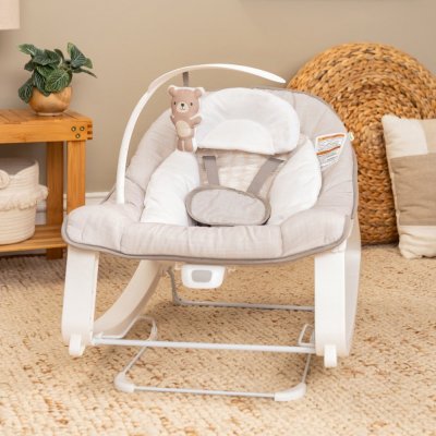 INGENUITY Transat vibrant 3-en-1 Keep Cozy Linden 0m+, jusqu'à 18kg