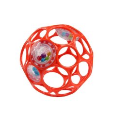 OBALL Spielzeug Oball RASSEL 10 cm orange 0m+