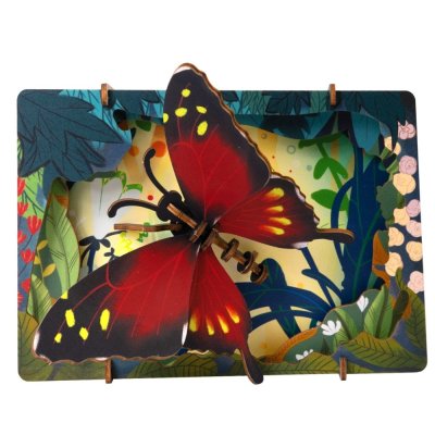 EscapeWelt 3D houten puzzel Vlinder