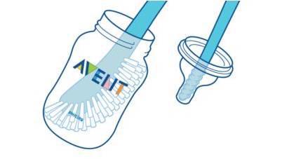 Philips AVENT Flaschenbürste und Schnuller