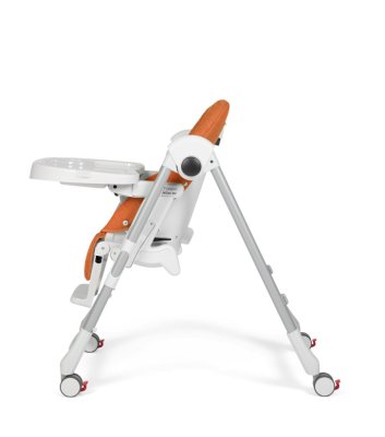 PEG PÉREGO Esszimmerstuhl Prima Pappa Follow Me 2022 Hi-Tech Licorice + gratis Riegel