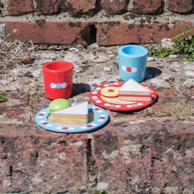 Bigjigs Toys Set Snack mit Punkten