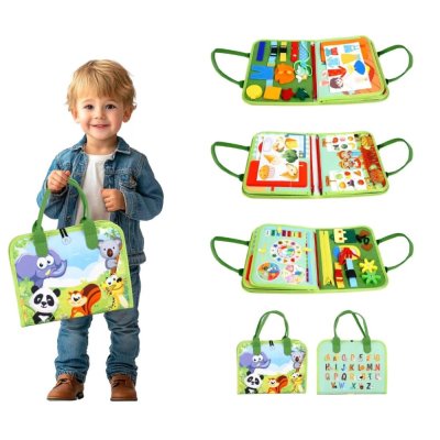 2Kids Toys Sensorisch busy boek Safari
