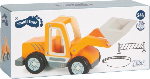 small foot Caricatore in legno con pala