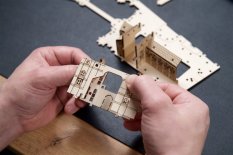 Ugears Puzzle 3D in legno meccanico Castello di Hogwarts, Harry Potter
