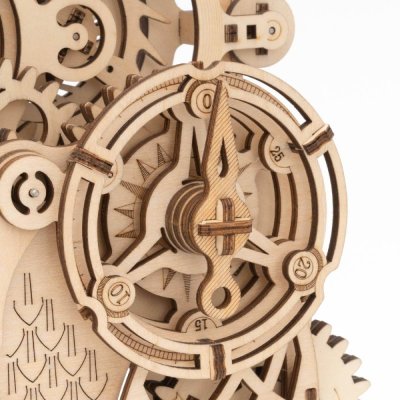 RoboTime 3D Wooden Mechanical Owl Clock Puzzle