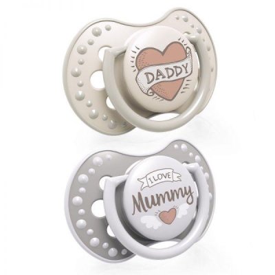 LOVI Beruhigender Schnuller dynamisch I Love 3-6m 2 Stk