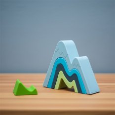 Bigjigs Toys Toranj za slaganje Planine