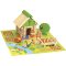 Jeujura Jeu de construction en bois 50 pièces Jardinage