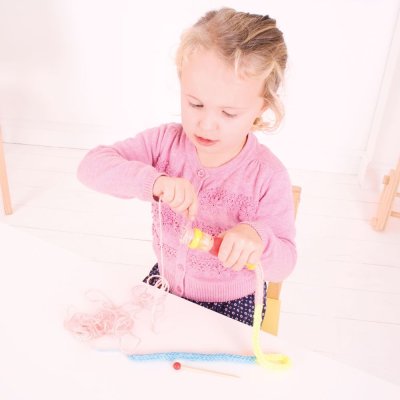 Bigjigs Toys Lalka do robienia na drutach