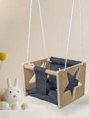 2Kids Toys Drvena ljuljačka Zvijezda