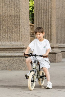 QPLAY Bici senza pedali Miniby 3 in 1 Blue, età 2 - 8 anni