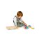 Bigjigs Toys Wagen mit Holzbausteinen