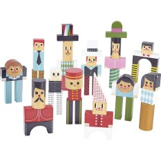 Vilac Cubos de madera con figuras