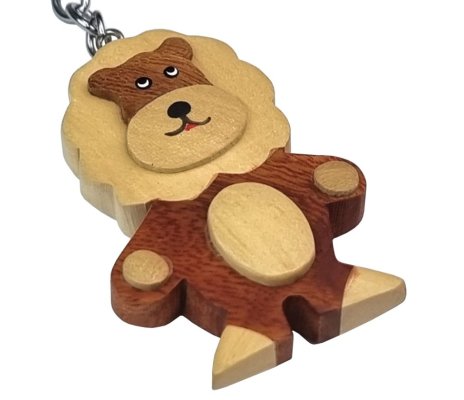 2Kids Toys Drewniany breloczek Lew stojący