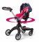 WOODY Moderner Kinderwagen, Autositz „Chichi Cats“, 2 in 1
