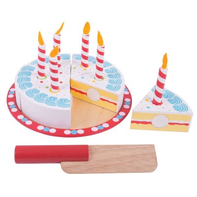 Bigjigs Toys Snij Verjaardagstaart