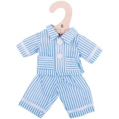 Bigjigs Toys Blauer Pyjama für Puppe 28 cm