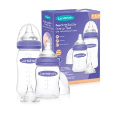 LANSINOH Set di flaconi iniziali (160ml, 240ml, S, M, L)