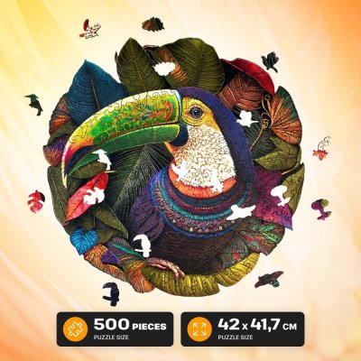 EscapeWelt Puzzle di Legno Tucano 500 pezzi
