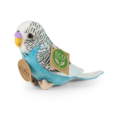 Rappa Periquito de peluche con sonido 11 cm ECO-FRIENDLY juego de 2 uds.