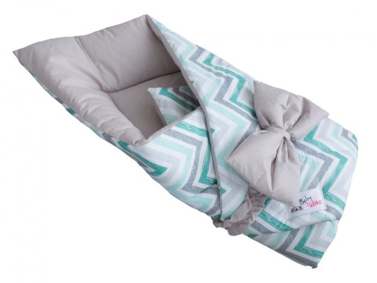 Becik - Cykcak Mint grey