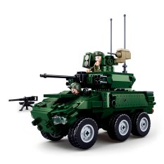 Sluban Model Bricks M38-B0753 Vehicul blindat de luptă 6x6 EBRC Jaguar