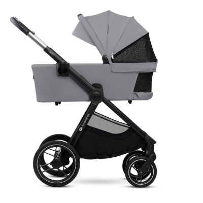 KINDERKRAFT Kombinirani voziček Nea 2 2v1 Platinum Grey