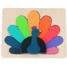 Vilac Puzzle d'encastrement Paon