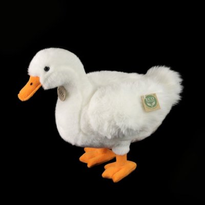 Rappa Pato de peluche blanco 33 cm ECO-FRIENDLY