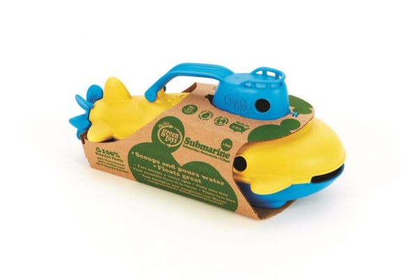 Green Toys Łódź podwodna niebieska rączka